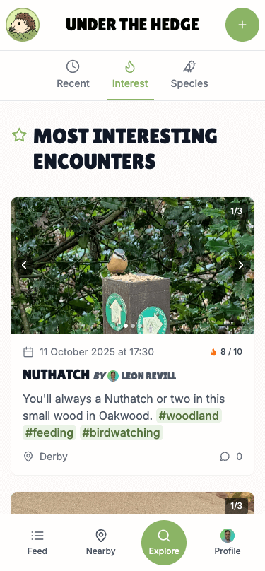 Find interesting encounters